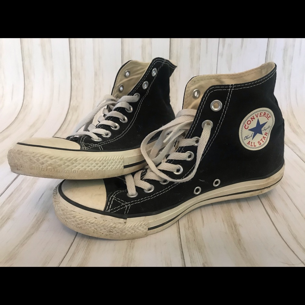 Black Converse high tops